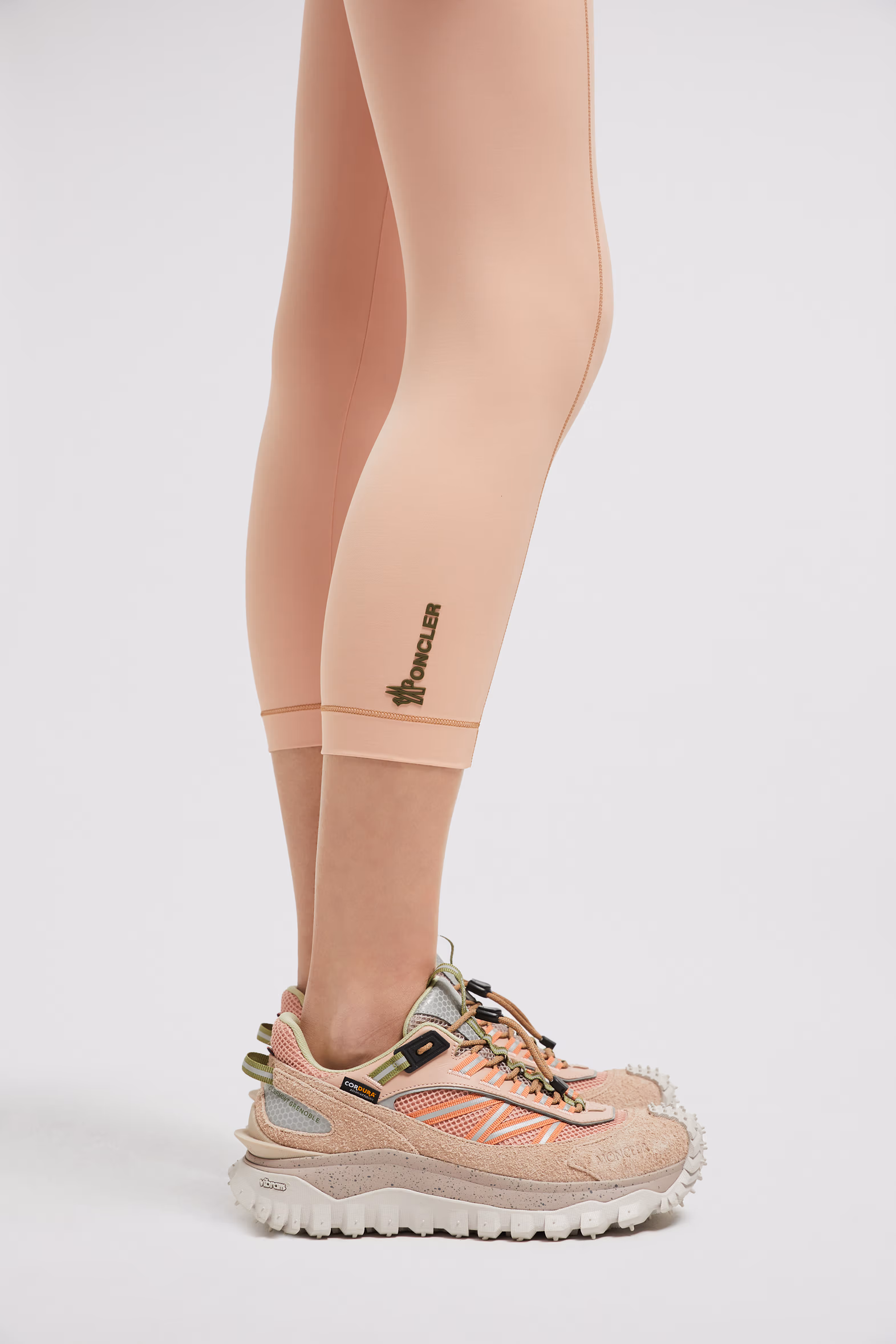 Logo Leggings Women Pink Moncler 6